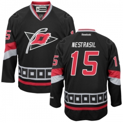 Andrej Nestrasil Reebok Carolina Hurricanes Premier Black Alternate Jersey