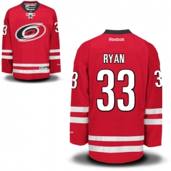 Derek Ryan Reebok Carolina Hurricanes Premier Red Home Jersey