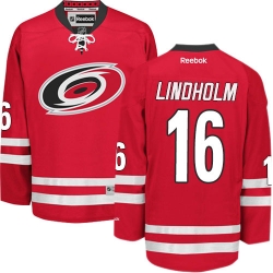 Elias Lindholm Reebok Carolina Hurricanes Premier Red Home NHL Jersey