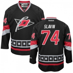 Jaccob Slavin Reebok Carolina Hurricanes Authentic Black Alternate Jersey