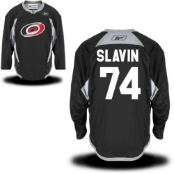 Jaccob Slavin Reebok Carolina Hurricanes Authentic Black Alternate Practice Jersey