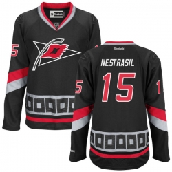 Andrej Nestrasil Women's Reebok Carolina Hurricanes Premier Black Alternate Jersey