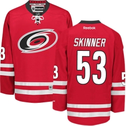 Jeff Skinner Reebok Carolina Hurricanes Authentic Red Home NHL Jersey