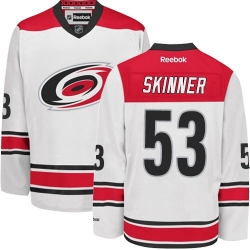 Jeff Skinner Reebok Carolina Hurricanes Authentic White Away NHL Jersey