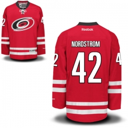 Joakim Nordstrom Reebok Carolina Hurricanes Premier Red Home Jersey