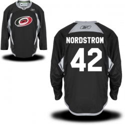 Joakim Nordstrom Reebok Carolina Hurricanes Premier Black Alternate Practice Jersey