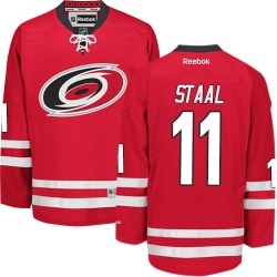 Jordan Staal Reebok Carolina Hurricanes Authentic Red Home NHL Jersey