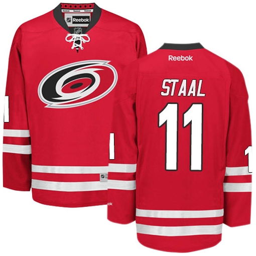 Jordan Staal Reebok Carolina Hurricanes Authentic Red Home NHL Jersey