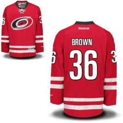 Patrick Brown Youth Reebok Carolina Hurricanes Authentic Red Home Jersey