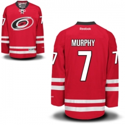 Ryan Murphy Reebok Carolina Hurricanes Authentic Red Home Jersey