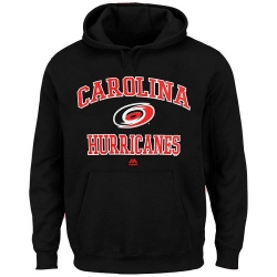 NHL Carolina Hurricanes Majestic Heart & Soul Hoodie - Black