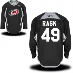 Victor Rask Reebok Carolina Hurricanes Premier Black Alternate Practice Jersey