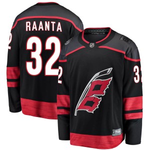 Antti Raanta Youth Fanatics Branded Carolina Hurricanes Breakaway Black Alternate Jersey