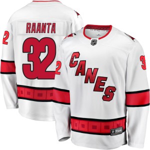 Antti Raanta Men's Fanatics Branded Carolina Hurricanes Premier White Breakaway Away Jersey
