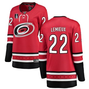Brendan Lemieux Women's Fanatics Branded Carolina Hurricanes Breakaway Red Home 2026 Stanley Cup Final Jersey