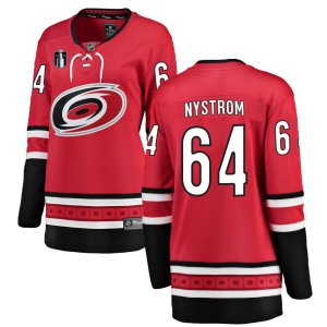 Joel Nystrom Women's Fanatics Branded Carolina Hurricanes Breakaway Red Home 2026 Stanley Cup Final Jersey
