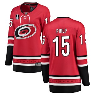 Noah Philp Women's Fanatics Branded Carolina Hurricanes Breakaway Red Home 2026 Stanley Cup Final Jersey
