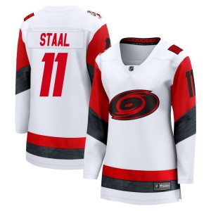 Jordan Staal Women's Fanatics Carolina Hurricanes Breakaway White Away 2025 Jersey