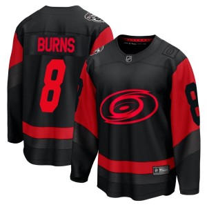 Brent Burns Youth Fanatics Branded Carolina Hurricanes Breakaway Black 2023 Stadium Series Jersey