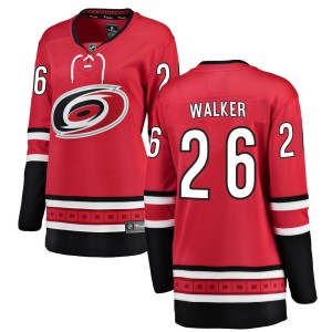 Sean Walker Women's Fanatics Branded Carolina Hurricanes Breakaway Red Home Jersey