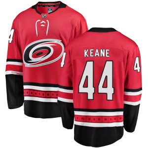 Joey Keane Youth Fanatics Branded Carolina Hurricanes Breakaway Red Home Jersey