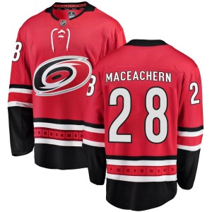 Mackenzie MacEachern Men's Fanatics Branded Carolina Hurricanes Breakaway Red Home Jersey