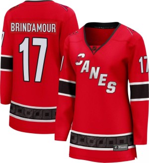 Rod Brind'Amour Women's Fanatics Branded Carolina Hurricanes Breakaway Red Special Edition 2.0 Jersey