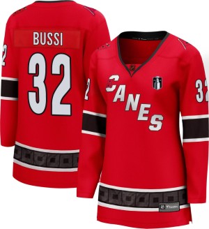 Brandon Bussi Women's Fanatics Branded Carolina Hurricanes Breakaway Red Special Edition 2.0 2026 Stanley Cup Final Jersey