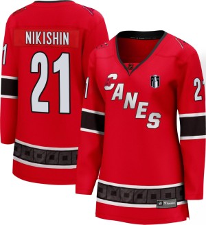 Alexander Nikishin Women's Fanatics Branded Carolina Hurricanes Breakaway Red Special Edition 2.0 2026 Stanley Cup Final Jersey