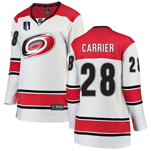 William Carrier Women's Fanatics Branded Carolina Hurricanes Breakaway White Away 2026 Stanley Cup Final Jersey