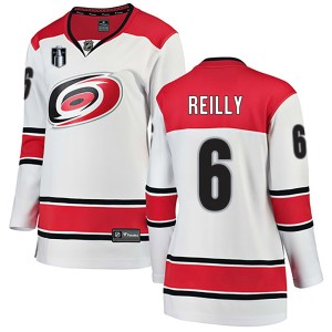 Mike Reilly Women's Fanatics Branded Carolina Hurricanes Breakaway White Away 2026 Stanley Cup Final Jersey