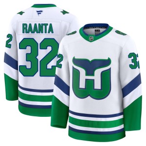 Antti Raanta Youth Fanatics Carolina Hurricanes Premium White Throwback Jersey