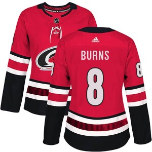 Brent Burns Women's Adidas Carolina Hurricanes Authentic Red Home Jersey