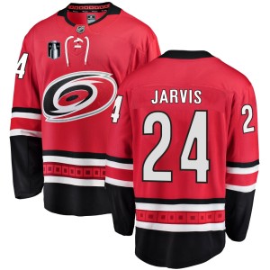 Seth Jarvis Youth Fanatics Branded Carolina Hurricanes Breakaway Red Home 2026 Stanley Cup Final Jersey