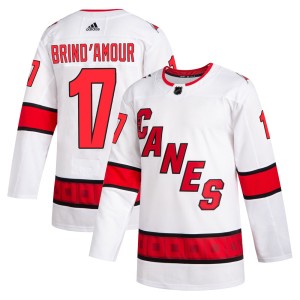 Rod Brind'Amour Youth Adidas Carolina Hurricanes Authentic White 2020/21 Away Jersey