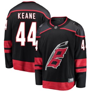 Joey Keane Men's Fanatics Branded Carolina Hurricanes Breakaway Black Alternate Jersey