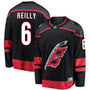 Mike Reilly Men's Fanatics Branded Carolina Hurricanes Breakaway Black Alternate Jersey