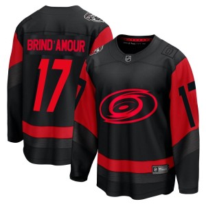 Rod Brind'Amour Men's Fanatics Branded Carolina Hurricanes Breakaway Black 2023 Stadium Series Jersey