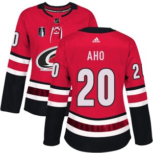 Sebastian Aho Women's Adidas Carolina Hurricanes Authentic Red Home 2026 Stanley Cup Final Jersey