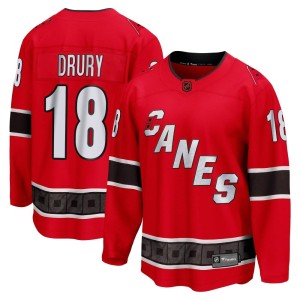 Jack Drury Men's Fanatics Branded Carolina Hurricanes Breakaway Red Special Edition 2.0 Jersey