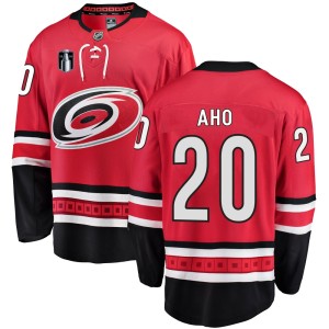 Sebastian Aho Men's Fanatics Branded Carolina Hurricanes Breakaway Red Home 2026 Stanley Cup Final Jersey