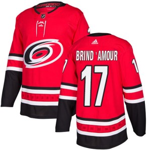 Rod Brind'Amour Youth Adidas Carolina Hurricanes Authentic Red Home Jersey