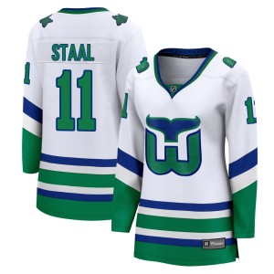 Jordan Staal Women's Fanatics Carolina Hurricanes Breakaway White Throwback Jersey