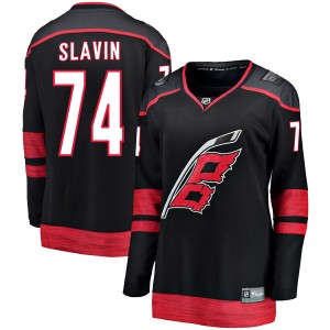 Jaccob Slavin Women's Fanatics Branded Carolina Hurricanes Breakaway Black Alternate Jersey