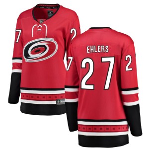 Nikolaj Ehlers Women's Fanatics Branded Carolina Hurricanes Breakaway Red Home Jersey