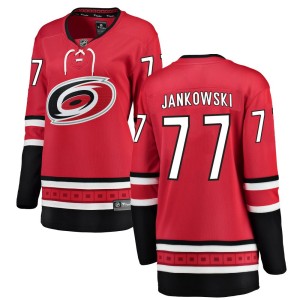 Mark Jankowski Women's Fanatics Branded Carolina Hurricanes Breakaway Red Home Jersey