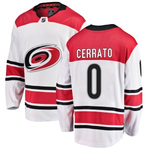 Charlie Cerrato Men's Fanatics Branded Carolina Hurricanes Breakaway White Away Jersey
