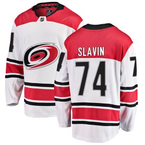 Jaccob Slavin Men's Fanatics Branded Carolina Hurricanes Breakaway White Away Jersey