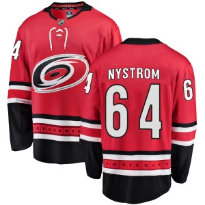Joel Nystrom Youth Fanatics Branded Carolina Hurricanes Breakaway Red Home Jersey
