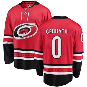 Charlie Cerrato Men's Fanatics Branded Carolina Hurricanes Breakaway Red Home Jersey